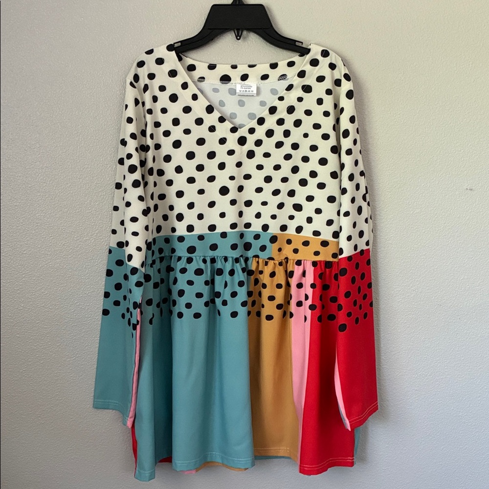 Women’s colorful tunic top